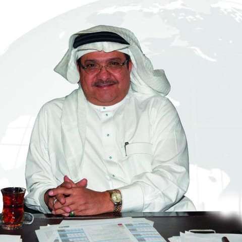 Dr. Tarek Al Harazy, Director General of Alferas Group, at his desk